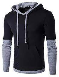 Sudadera con capucha de lana unisex para hombre, Sudadera con capucha unisex con forro impermeable de algodón y poliéster de talla grande - Product Image 6