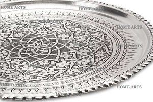 Vajilla de diseño en relieve Show Plate Aluminio de calidad superior debajo de las placas para uso en restaurantes y hoteles - Product Image 2