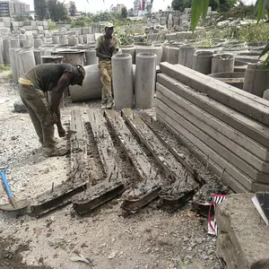 Afrika çimento direği sütunu koruyucu izolasyon kazık beton çit direk kalıp