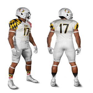 Uniformes de Fútbol Americano Personalizados de Primera Calidad 100% Poliéster, Impresión por Sublimación de 12 Paneles, Transpirables, Antibacterianos, Anti-UV - Product Image 5