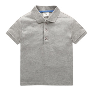 T-shirts polo d'été en jersey de coton biologique en gros, écologiques, à séchage rapide, pour enfants, bébés garçons, doux, respirants et confortables - Product Image 1