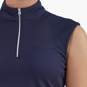 Nueva llegada de la camisa ecuestre de las mujeres de las mangas cortadas de ajuste elástico ropa personalizada a granel al por mayor de la capa base superior camisas de equitación - Product Image 2
