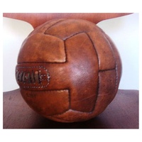 Alta calidad Retro estilo antiguo hecho a mano fútbol americano promoción logotipo personalizado hecho a mano cuero genuino Vintage pelota de Rugby