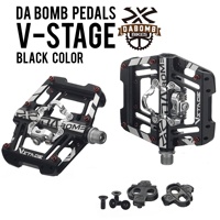 Pédales de VTT OEM DABOMB en aluminium usiné de 12 mm d'épaisseur, ultralégères, pour descente et enduro, clipless/plates, 100x110 mm, étanches