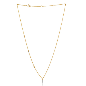 สร้อยคอจี้อัญมณีสีเงินสีเขียว CZ ชุบทองหรูหรา925สำหรับผู้หญิง - Product Image 4