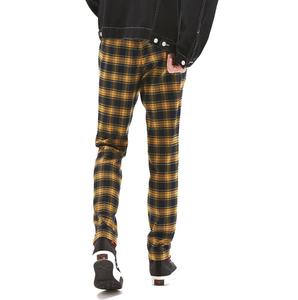 Stylish Yellow Plaid Pants For Comfort 