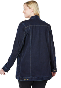 Best Quality Long Women Denim Wholesale Outdoor Fashionable Denim Jacket Denim - Product Image 2