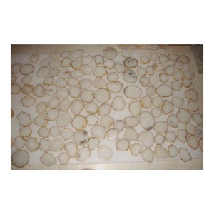 Handmade <b>White</b> Quartz Tea <b>Coasters</b> For Home Decoration - Product Image 1