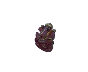 Statue de Ganesha sculptée en pierre précieuse de qualité supérieure, figurine religieuse, décoration d'intérieur pour boutique de cadeaux - Product Image 6