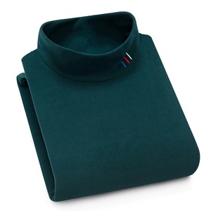 Geawai-pull à col roulé pour hommes, chandail à manches longues en velours épais, doublure Troja, vente en gros - Product Image 5