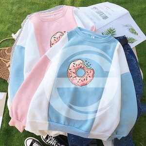 Latest Quality printing daunt Plus Size Sublimated Print Pullover Sweatshirt OEM Logo Style - Product Image 3