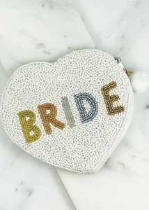 Monedero con cuentas de semillas de corazón de Palma de mamá, bolso de cuentas de semillas, tarjetero de regalo para el Día de la madre, bolso de mano bordado multicolor personalizado - Product Image 3