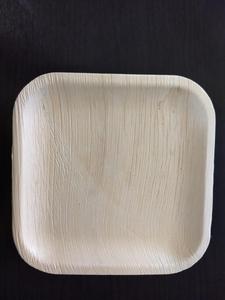 100% Vaisselle jetable écologique et durable en forme de feuille d'areca Assiettes et bols durables avec motif végétal gravé pour les fêtes - Product Image 6