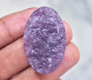 Lepidolite Druzy Cabochon ขายส่ง,Lepidolite Druzy กึ่งล้ำค่าสำหรับเครื่องประดับ - Product Image 1