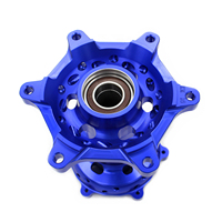 KKE D'alliage D'aluminium De Moto CNC Usinées Moyeu Ensemble Compatible avec KTM EXC 125 SXF 350 XC-F 450 Orange Ou Bleu
