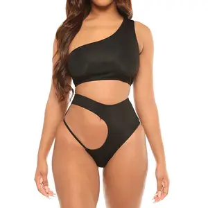 2023 Bikini Badmode Badmode Sexy Plus Size Badmode Hot Selling Oem Zwempak Vrouwen Eendelig Badpak Strandkleding Badpak