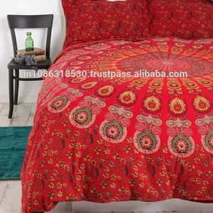 Indiano copripiumino mandala etnico trapunta covers tiro schermo stampato cotone doona copertura mandala arazzo boho biancheria da letto Decorazione Della Parete di arte