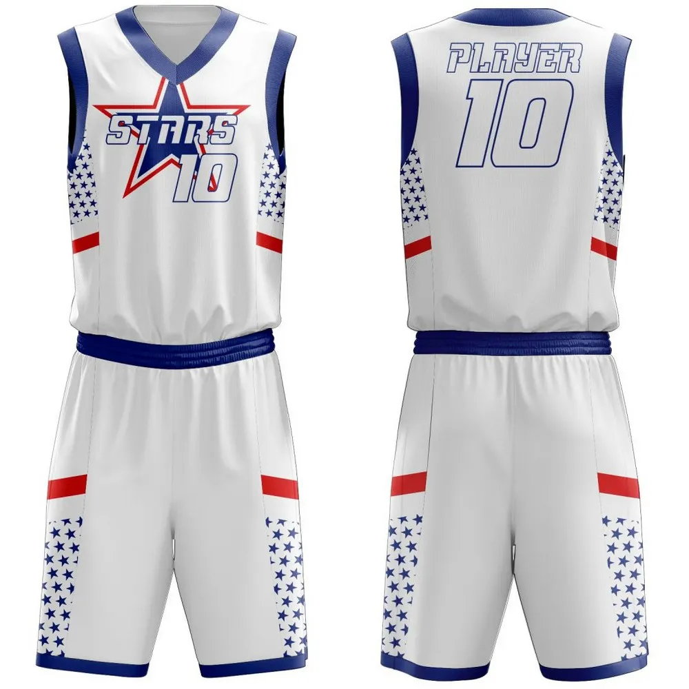 Pakistan wholesale basketball uniform latest best basketball jersey design sublimation custom basketball Uniform Set