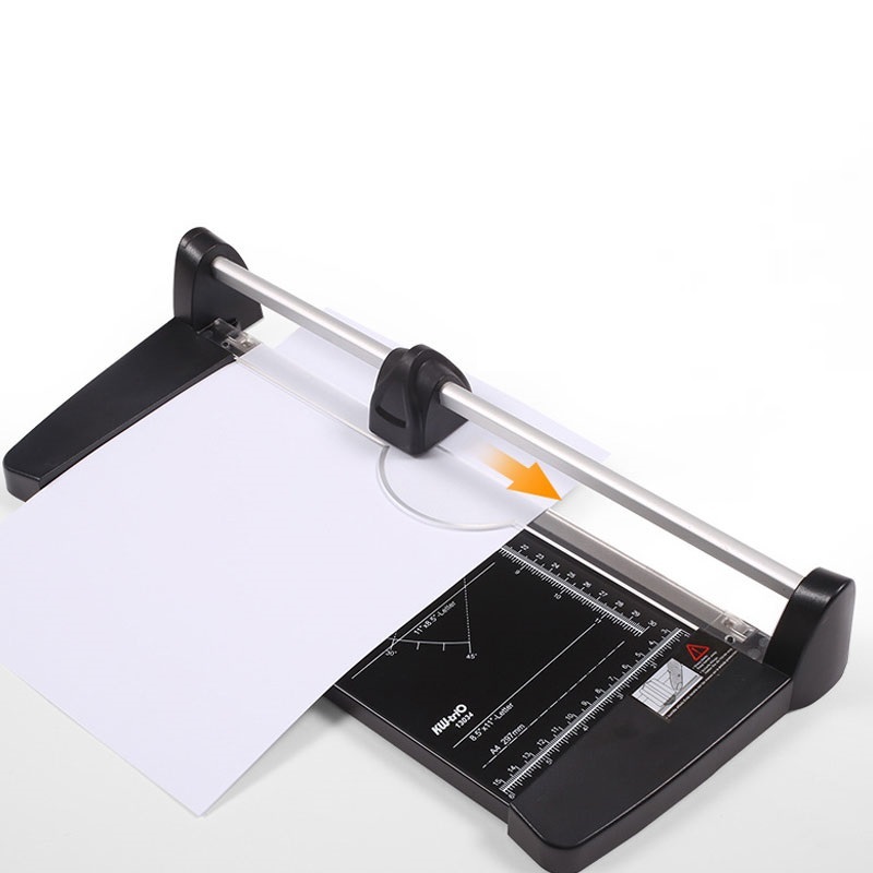 Новейший экономичный пластиковый розовый резак для бумаги Rular Desktop Craft Cutter A4, руководство 5 в 1, триммер для бумаги
