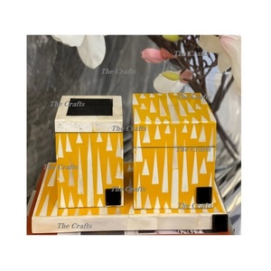 Set Of Four Different Colors Mubkhara In Wooden And Mother Of Pearl Incense <b>Oud</b> Burner At Affordable Price - Product Image 2