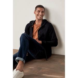 เสื้อฮู้ดพิมพ์ลายสำหรับผู้ชาย,เสื้อสเวตเตอร์คอตตอน100% มีซิปแบบสตรีทสำหรับผู้ชาย - Product Image 6