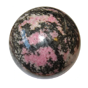 Bola esférica de alta calidad, esfera de cristal de rodonita, Bola de piedra, bola de piedras preciosas, esfera, cristal curativo Reiki, mayorista - Product Image 2