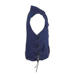 High Quality Outdoor Men <b>Denim</b> Vest Winter <b>Lightweight</b> Duck Down <b>Denim</b> Vest - Product Image 4