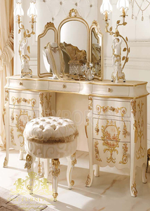 หรูหราหรูหราสไตล์ยุโรปเฟอร์นิเจอร์ห้องนอนยุโรปคลาสสิกชุดเฟอร์นิเจอร์ห้องนอนออกแบบไม้แกะสลักเฟอร์นิเจอร์ห้องนอน - Product Image 4