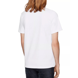 เสื้อยืดสีขาวพิมพ์ลายดิจิทัลแบบสั่งทำใหม่สำหรับผู้ชาย/เด็กผู้ชาย คอลเลคชั่นฤดูร้อน คุณภาพแบรนด์แท้ เนื้อผ้านุ่ม - Product Image 4
