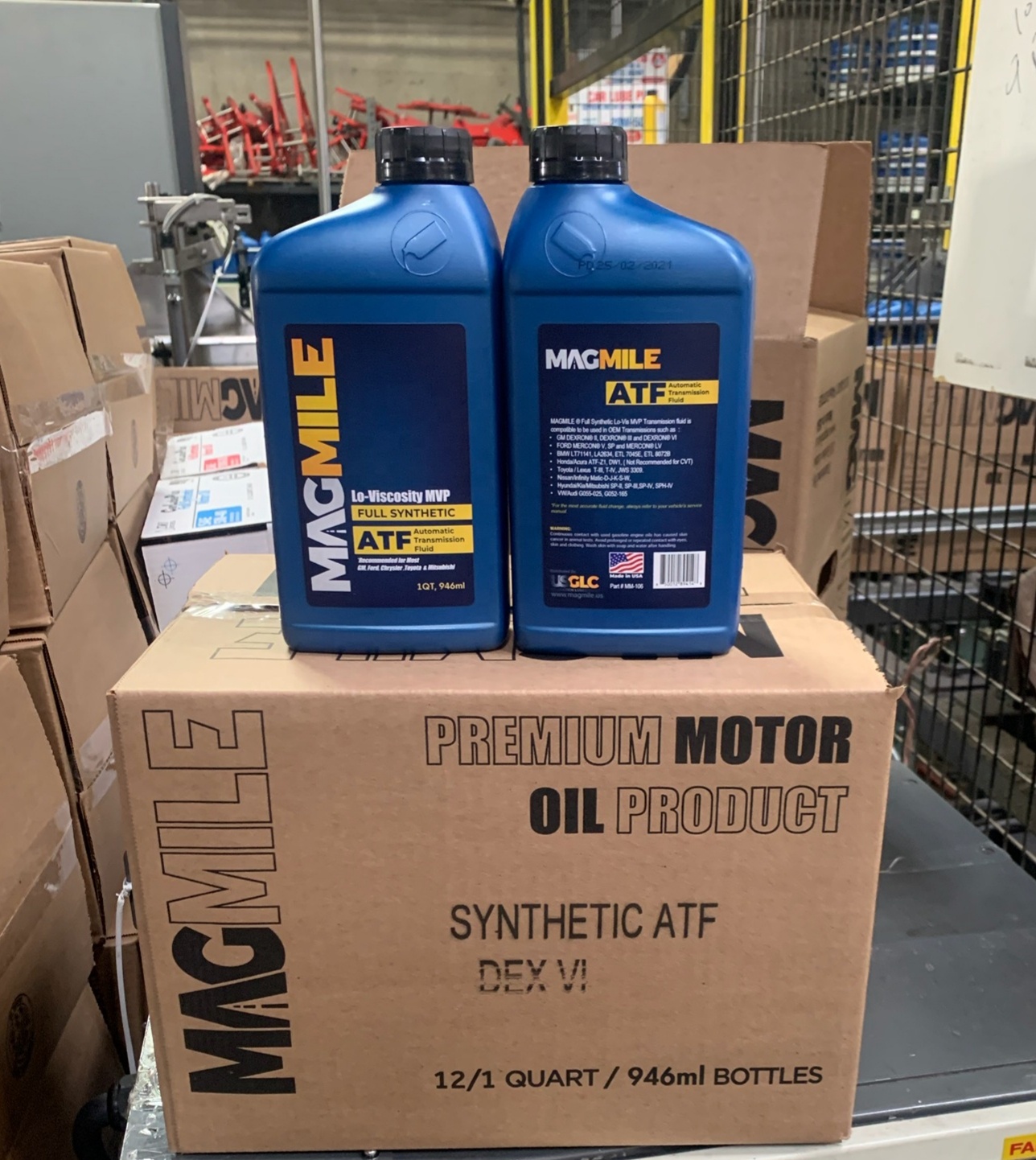 Magmile Full Synthetic Anti-Wear ATF DEX VI SAE Transmission Fluid 12 Bottles/Quarts US Auto Parts Image 2