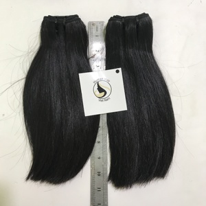 Barato virginal brasileño cutícula alineada 4x4 de cierre de encaje con 2 paquetes de Vietnam paquetes de pelo con cierre de cabello humano recto - Product Image 6