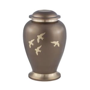 Urnas de cremación de Metal, urna de metal de estilo europeo para cenizas humanos, recuerdo de urnas para cenizas, fabricadas por un distribuidor indio - Product Image 3