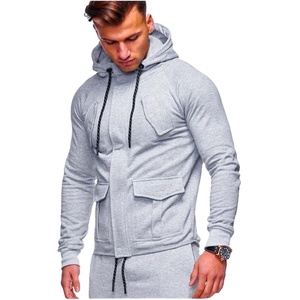 Ensemble de survêtement épais en molleton à col montant et coupe oversize pour homme, sweat-shirt chaud grande taille pour couple, idéal pour l'automne - Product Image 3