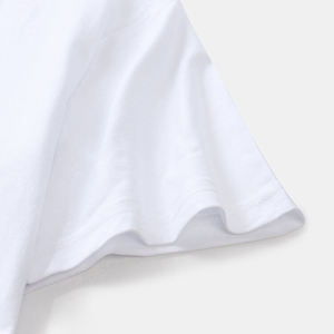 Camisetas de algodón informales para hombre, 100% algodón, Color sólido, ajuste holgado, manga corta, teñido liso, 200 gramos, peso de tela, diseño Simple - Product Image 3