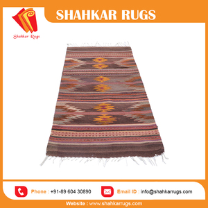 Dernière conception de tapis kilim écologiques en peluche pour la décoration intérieure au prix de gros tapis de sol avec motif chevron - Product Image 4