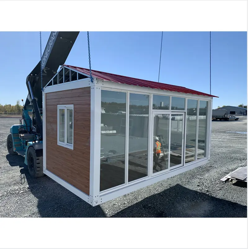 pitched roof Portable Prefabricated Ready made foldable modular australia standard tiny prefab houses for sale