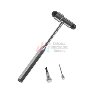 Babinski-martillo de reflejo Buck con pincel incorporado, instrumento Médico Quirúrgico de percusión, martillo para reflejos bucal con aguja - Product Image 3