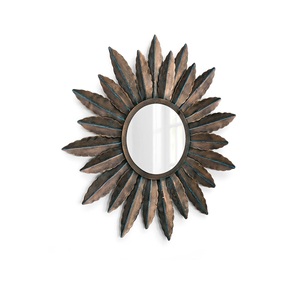 Mirror Wall New Dresser Wicker Round Unique Rattan Mirror Home Decor Art Wall Hanging Wicket Mirror Fashionable <b>Reflector</b> - Product Image 6