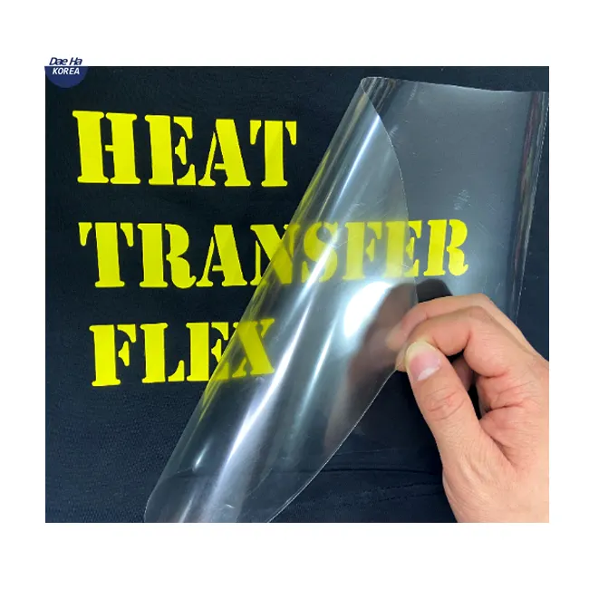 Dae Ha Hochwertiger Großhandel für T-Shirts HTV DH One Flex Wärme übertragungs film Hot Peel Easy Weeding PU Wärme übertragungs vinyl