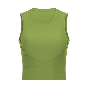Camiseta sin mangas de entrenamiento para mujer, top de gimnasio para fitness - Product Image 2