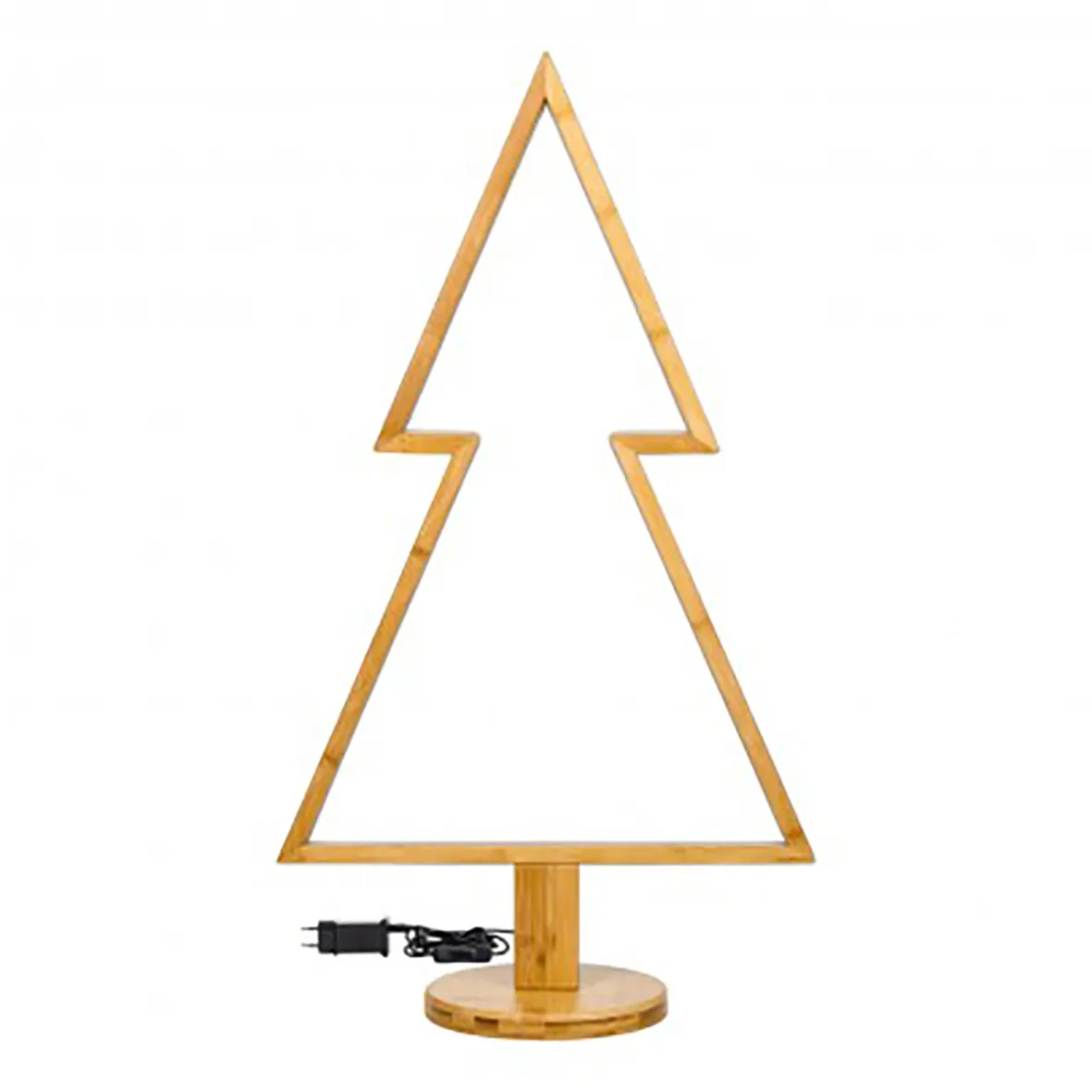 Christmas Tree Fir with Base H90cm Natural Light Bamboo Table Lamps