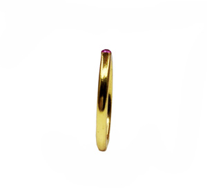 Sterling Silver 925 18K <b>Gold</b> Plated Supplier Wholesaler Custom Handmade Unisex Party Wear <b>Rose</b> Quartz Single Gemstone <b>Rings</b> - Product Image 2
