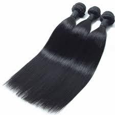 HAMDAAN IMPEX - Extensiones de Cabello Natural Negro Liso Virgen Indio, de un Solo Donante, con Doble Trama a Máquina - Product Image 5