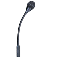 Microphone de bureau professionnel filaire à col de cygne, directionnel cardioïde, à condensateur USB, avec suppression du bruit, construction en plastique/métal
