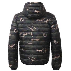 Chaqueta acolchada revestida personalizable con cuello levantado a prueba de viento cálido estilo Patchwork burbuja prendas de vestir para la posición del logotipo frontal de invierno - Product Image 6