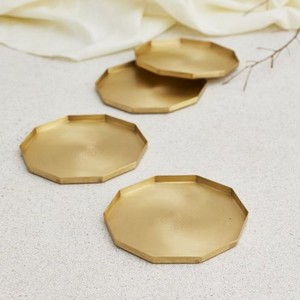 Platos redondos de metal dorado vintage para restaurante, vajilla con diseño de logotipo personalizado, venta al por mayor - Product Image 6