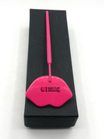 Miroir cosmétique professionnel en acier inoxydable, personnalisable en couleur et lumineux, pour extensions de cils et maquillage des lèvres, avec logo personnalisé, pour la beauté