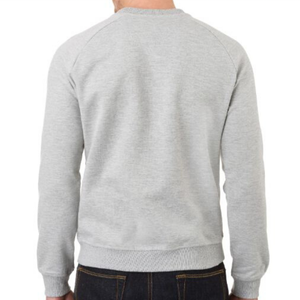 การออกแบบที่กําหนดเองปักโลโก้ผู้ชาย Raglan เสื้อสเวตเตอร์คอกลมแขนยาวและเสื้อฮู้ดพร้อมขอบยาง - Product Image 4