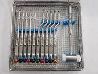 Kit d'instruments dentaires pour lifting de sinus, en acier inoxydable, manuel, pour chirurgie implantaire, haute qualité, certifié ISO13485