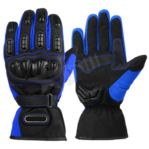 Nouveau modèle de gants de course à doigts complets, gants en cuir coupe-vent avec écran tactile pour la conduite de moto et le motocross, protection complète - Product Image 6